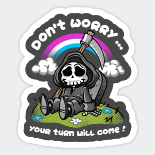 Sarcastic death Sticker